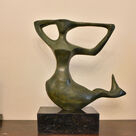 imagem do produto Escultura Sereia de Bronze 58cm - EBZ544