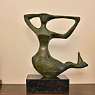 imagem do produto Escultura Sereia em Bronze 58cm EBZ544 Eleg�ncia e Encanto