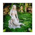 imagem do produto Escultura Sereia Para Fonte 45cm - EML049 Destaque Elegante para Fontes e Jardins