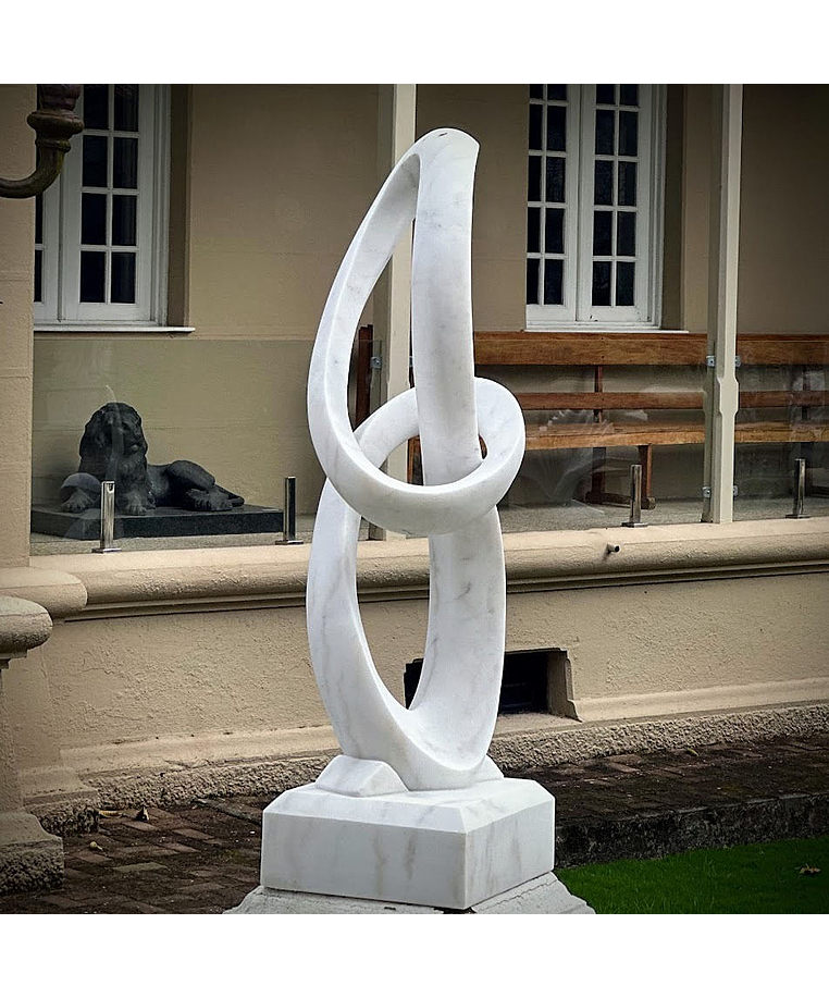 imagem do produto Escultura Sinfonia do M�rmore Branco 160cm - EMP732 Destaque Escultural para Paisagismo