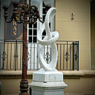 imagem do produto Escultura Sinfonia do M�rmore Branco 160cm - EMP732 Destaque Escultural para Paisagismo