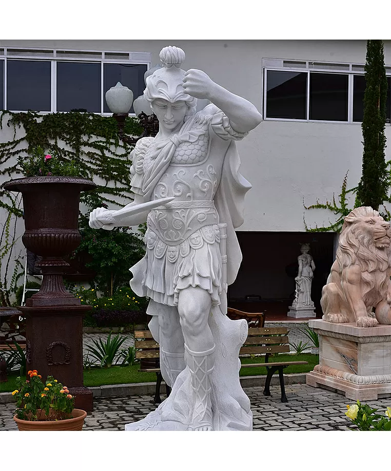imagem de Escultura Soldado Romano B 250cm - EMP499 Força e Presença Clássica