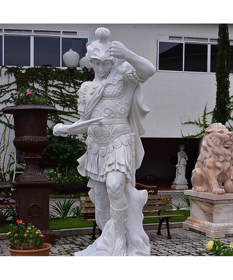 imagem do produto Escultura Soldado Romano B 250cm - EMP499 For�a e Presen�a Cl�ssica