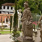 imagem do produto Escultura Soldado Romano com Escudo 230cm - EMP427