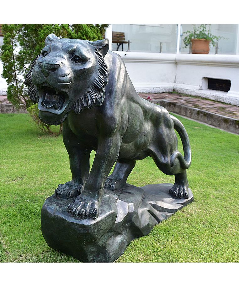 imagem do produto Escultura Tigre Bronze 120cm - EBZ512V