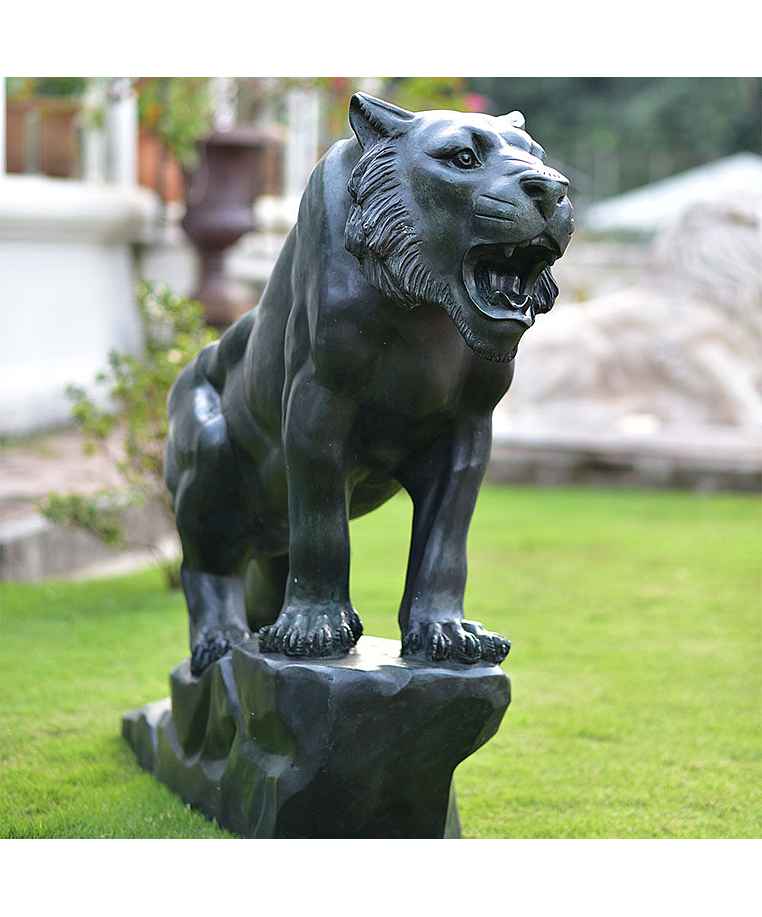 imagem do produto Escultura Tigre Bronze 120cm - EBZ512V