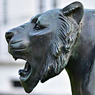 imagem do produto Escultura Tigre Bronze 120cm - EBZ512V