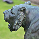 imagem do produto Escultura Tigre Bronze 120cm - EBZ512V