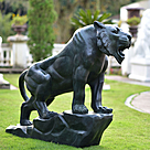 imagem do produto Escultura Tigre Bronze 120cm - EBZ512V