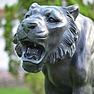 imagem do produto Escultura Tigre em Bronze 120cm EBZ512V For�a e Movimento