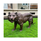 imagem do produto Escultura Tigre em Bronze 190cm - VRBZ349 Impon�ncia e Realismo