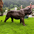 imagem do produto Escultura Tigre em Bronze 190cm - VRBZ349 Impon�ncia e Realismo