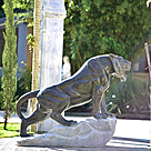 imagem do produto Escultura Tigre M�rmore Negro 120cm  - EMP508E