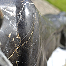 imagem do produto Escultura Tigre M�rmore Negro 120cm  - EMP508E