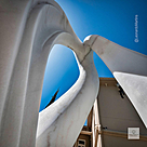 imagem do produto Escultura Tra�o Soberano M�rmore Branco 150cm EMP748 | Arte de Luxo By Quinta DellArte