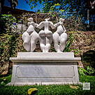 imagem do produto Escultura Trindade Serena M�rmore Branco 100cm - EMP746 Design Moderno para Jardins