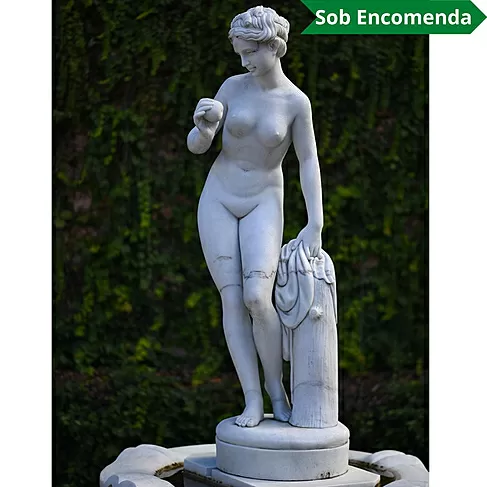imagem de Escultura Vênus com Maça 160cm - EMP479 Destaque Clássico para Jardins
