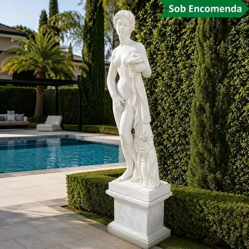 imagem de Escultura Vênus Pudica 160cm - EMP476 Arte Clássica e Presença Marcante