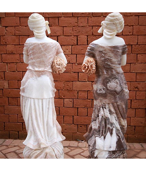 imagem de Esculturas Lady Primavera Par 130cm - EMP280