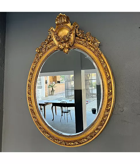 imagem de Espelho Oval Lady 115cm ESP002 Elegância Clássica