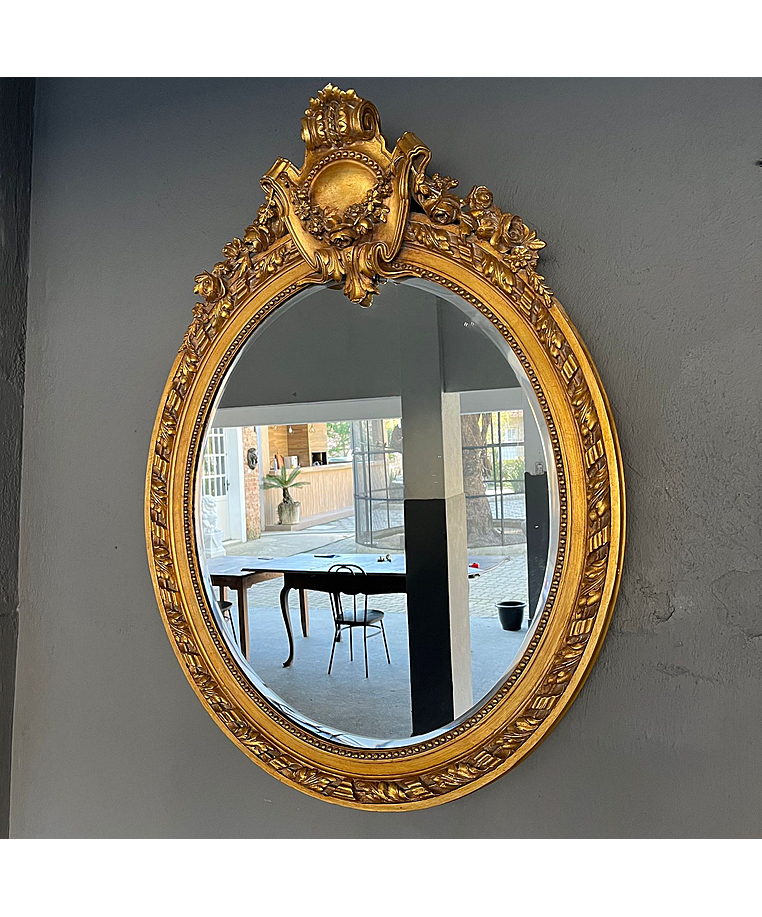 imagem do produto Espelho Oval Lady 115cm ESP002 Eleg�ncia Cl�ssica