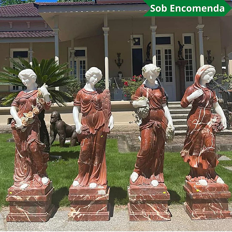 imagem do produto Esta��es do Ano em M�rmore Color 128cm - EMP627 Eleg�ncia para Jardins