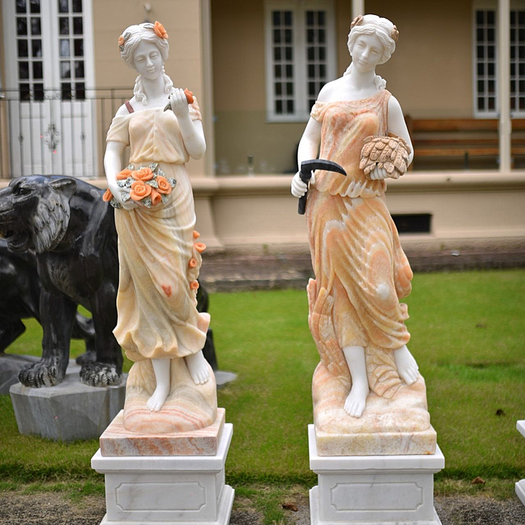 imagem do produto Esta��es do Ano em M�rmore Off White 130cm - EMP620 Destaque no Paisagismo