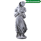 imagem do produto Est�tua 4 Esta��es Inverno 140cm - EML046 Paisagismo Sofisticado