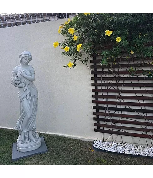 imagem de Estátua 4 Estações Inverno 160cm - EML416 Arte Clássica para Paisagismo