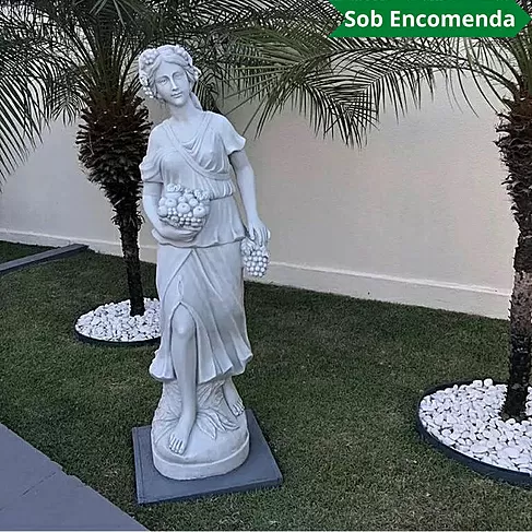 imagem de Estátua 4 Estações Outono 160cm - EML415 Elegância Clássica e Detalhes Ricos