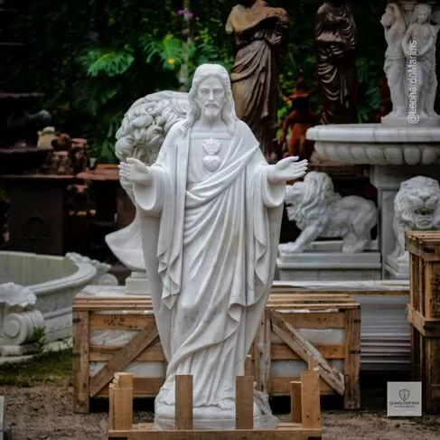 imagem de Estátua do Sagrado Coração de Jesus Braços Abertos 160cm - IMP356