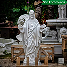 imagem do produto Est�tua do Sagrado Cora��o de Jesus Bra�os Abertos 160cm - IMP356