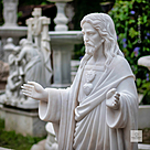 imagem do produto Est�tua do Sagrado Cora��o de Jesus Bra�os Abertos 160cm - IMP356