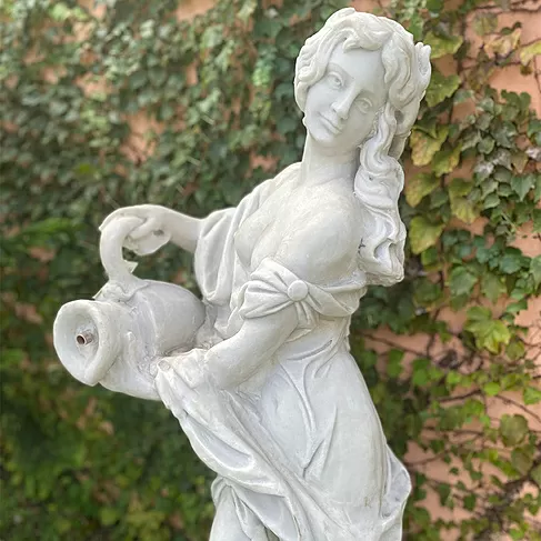 imagem de Estátua para jardim Ninfa do Mar 140cm - EML039 Destaque Escultural e Sofisticado