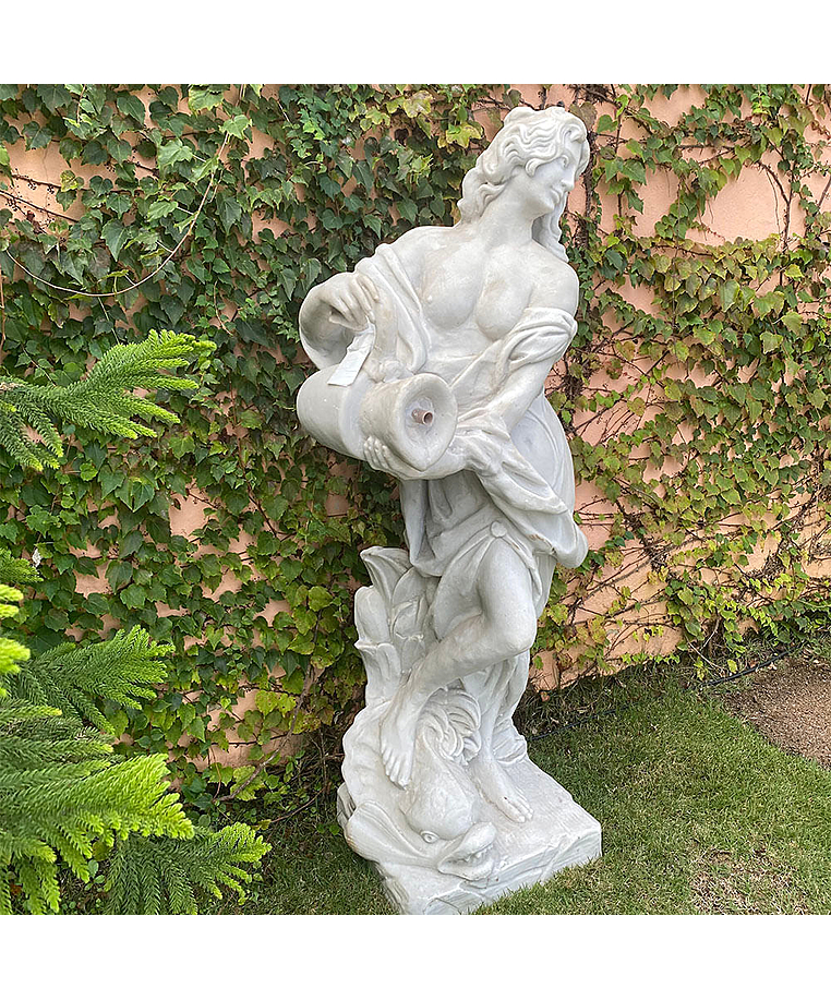 imagem do produto Est�tua para jardim Ninfa do Mar 140cm - EML039 Destaque Escultural e Sofisticado