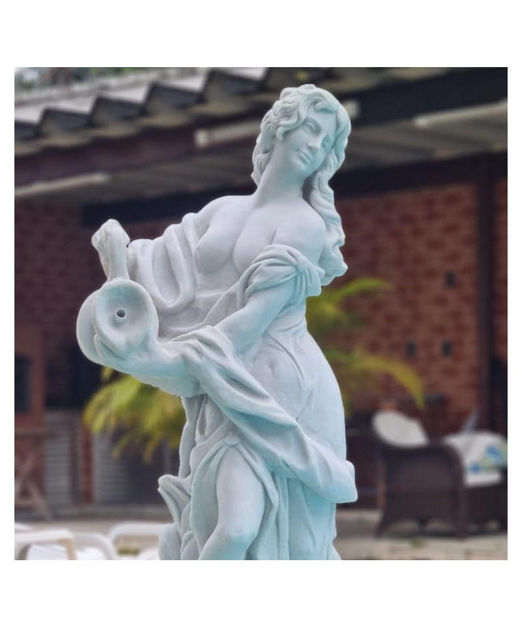 imagem do produto Est�tua para jardim Ninfa do Mar 140cm - EML039 Destaque Escultural e Sofisticado