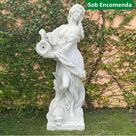 imagem do produto Est�tua para jardim Ninfa do Mar 140cm - EML039 Destaque Escultural e Sofisticado
