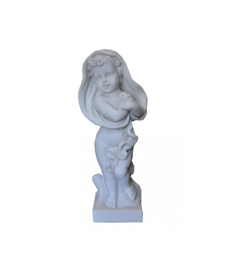 imagem de Esttua Querubim Inverno 4 Estaes 29cm - EML261