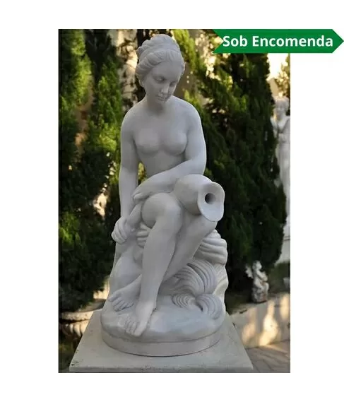 imagem de Estátua Vênus Sentada 50cm - EML037 Design Clássico