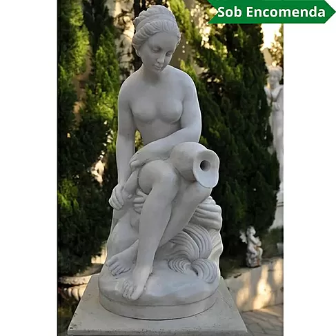 imagem de Estátua Vênus Sentada 50cm - EML037 Design Clássico