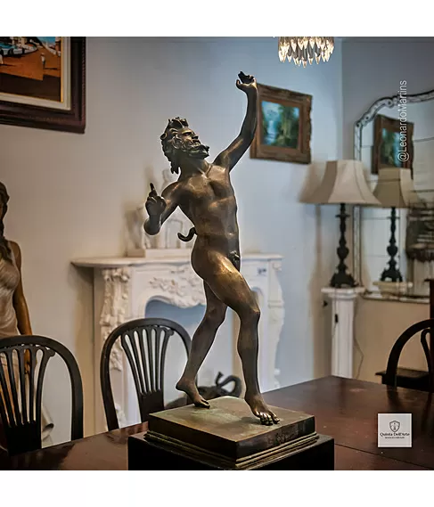 imagem de Fauno de Pompeia em Bronze 90cm - EBZ689
