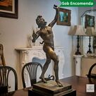 imagem do produto Fauno de Pompeia em Bronze 90cm EBZ689 Arte Cl�ssica e Sofistica��o