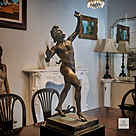 imagem do produto Fauno de Pompeia em Bronze 90cm EBZ689 Arte Cl�ssica e Sofistica��o