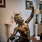 imagem do produto Fauno de Pompeia em Bronze 90cm EBZ689 Arte Cl�ssica e Sofistica��o