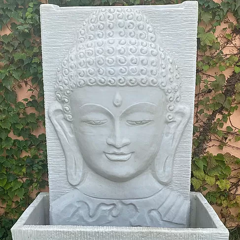 imagem de Fonte a Face do Buda 100cm - FML159 Serenidade e Sofisticação para Jardins