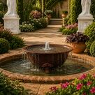 imagem do produto Fonte Baci�o Moderno em Ferro Fundido 45cm - FF155 Design Contempor�neo para Jardins