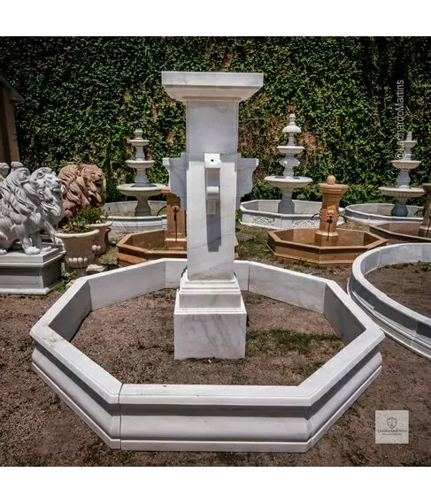 imagem de Fonte Belle Provençal 240cm com Lago - FMP395 Elegância Clássica para Jardins