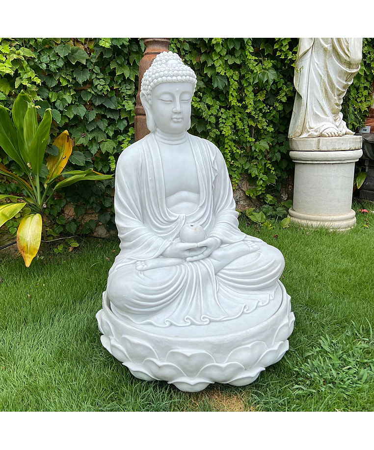 imagem do produto Fonte Buda Flor de L�tus 90cm - FML092 Fonte Decorativa Zen