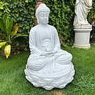 imagem do produto Fonte Buda Flor de L�tus 90cm - FML092 Fonte Decorativa Zen