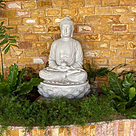 imagem do produto Fonte Buda Flor de L�tus 90cm - FML092 Fonte Decorativa Zen
